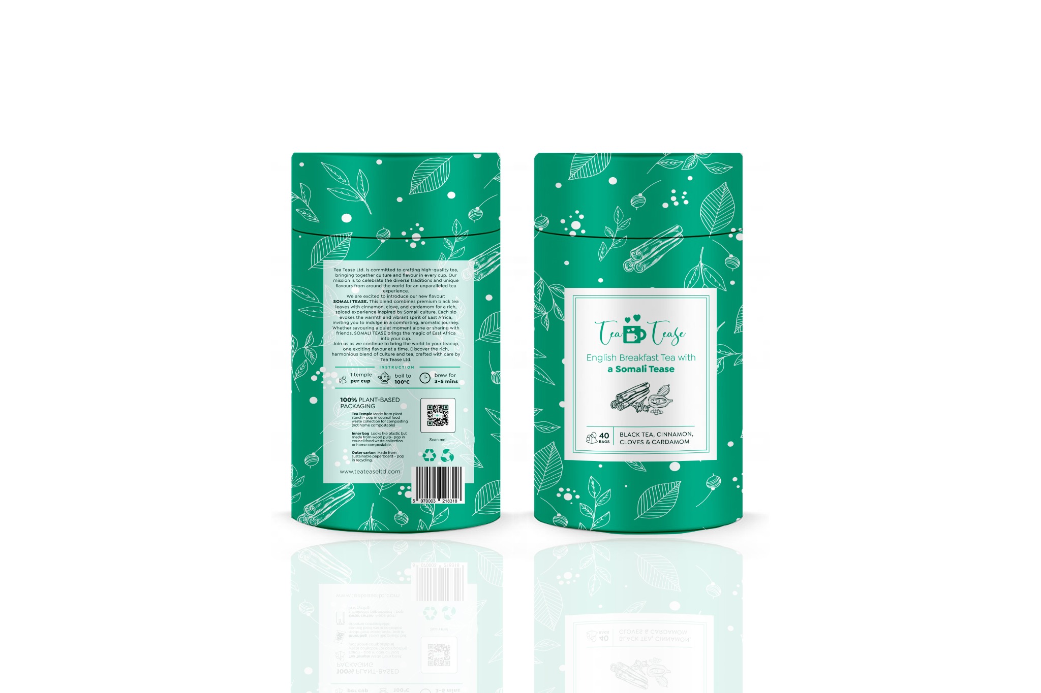 Somali Tease cardamom, cinnamon and clove black tea